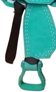 UMRAH International Synthetic Western Premium Handmade Cordura Lightweight Barrel Racing Horse Saddle Trail Tack Equestrian Horse Saddle Tack Size 10" to 18" inches Seat Avilable