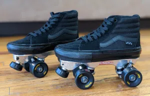 Vans - Custom Roller Skates - Sk8 Hi Pro Black Out