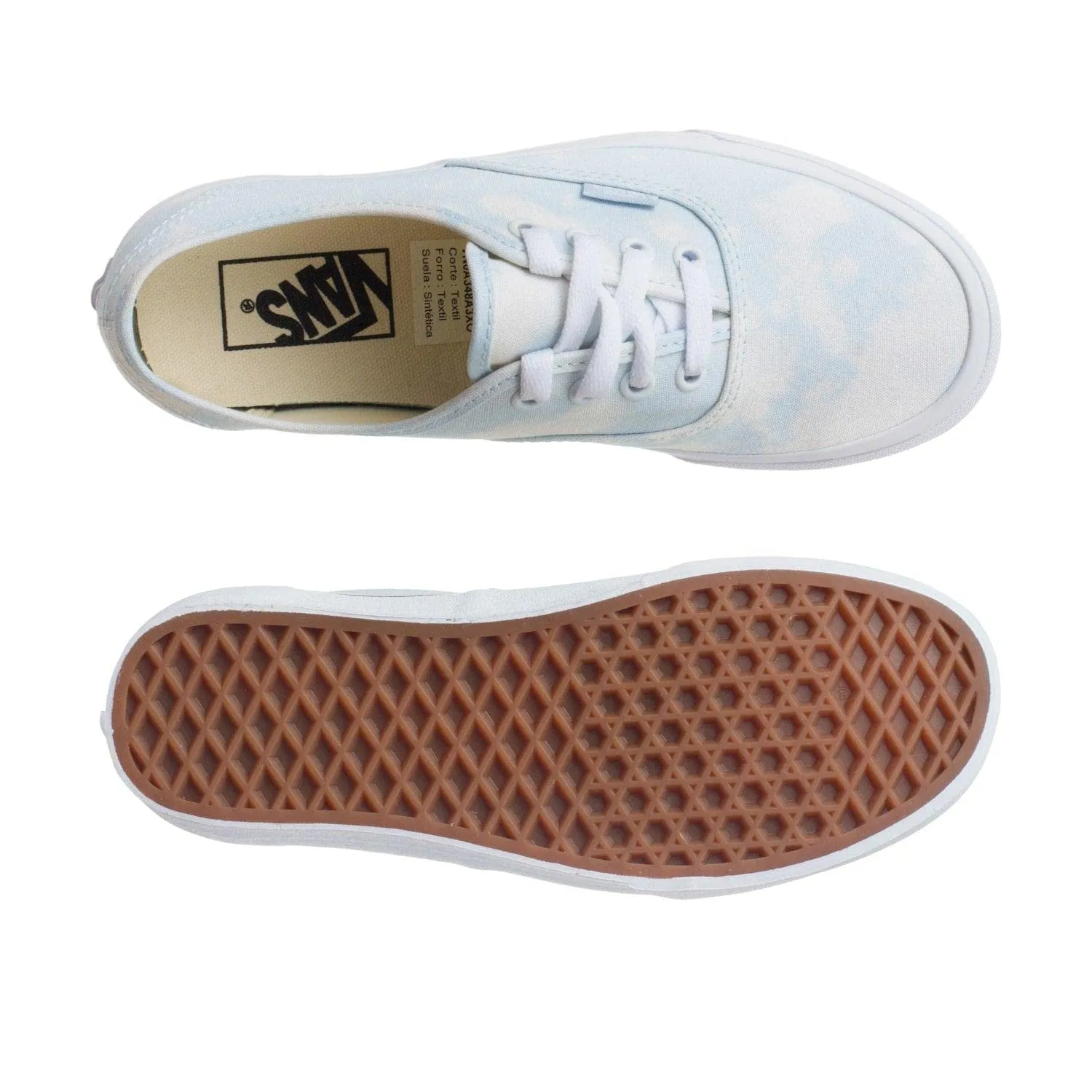 Vans Womens Authentic VN0A348A3XO Bleach Wash - Size 9W