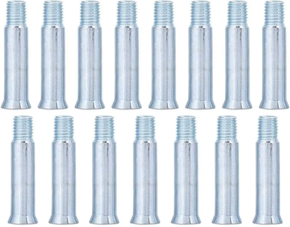 VGEBY 15pcs Inline Skate Axle, Wheel Screw Bolt Fittings Inline Skating Replacement (35mm) Axle Bolts