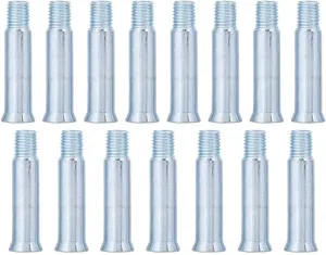 VGEBY 15pcs Inline Skate Axle, Wheel Screw Bolt Fittings Inline Skating Replacement (35mm) Axle Bolts