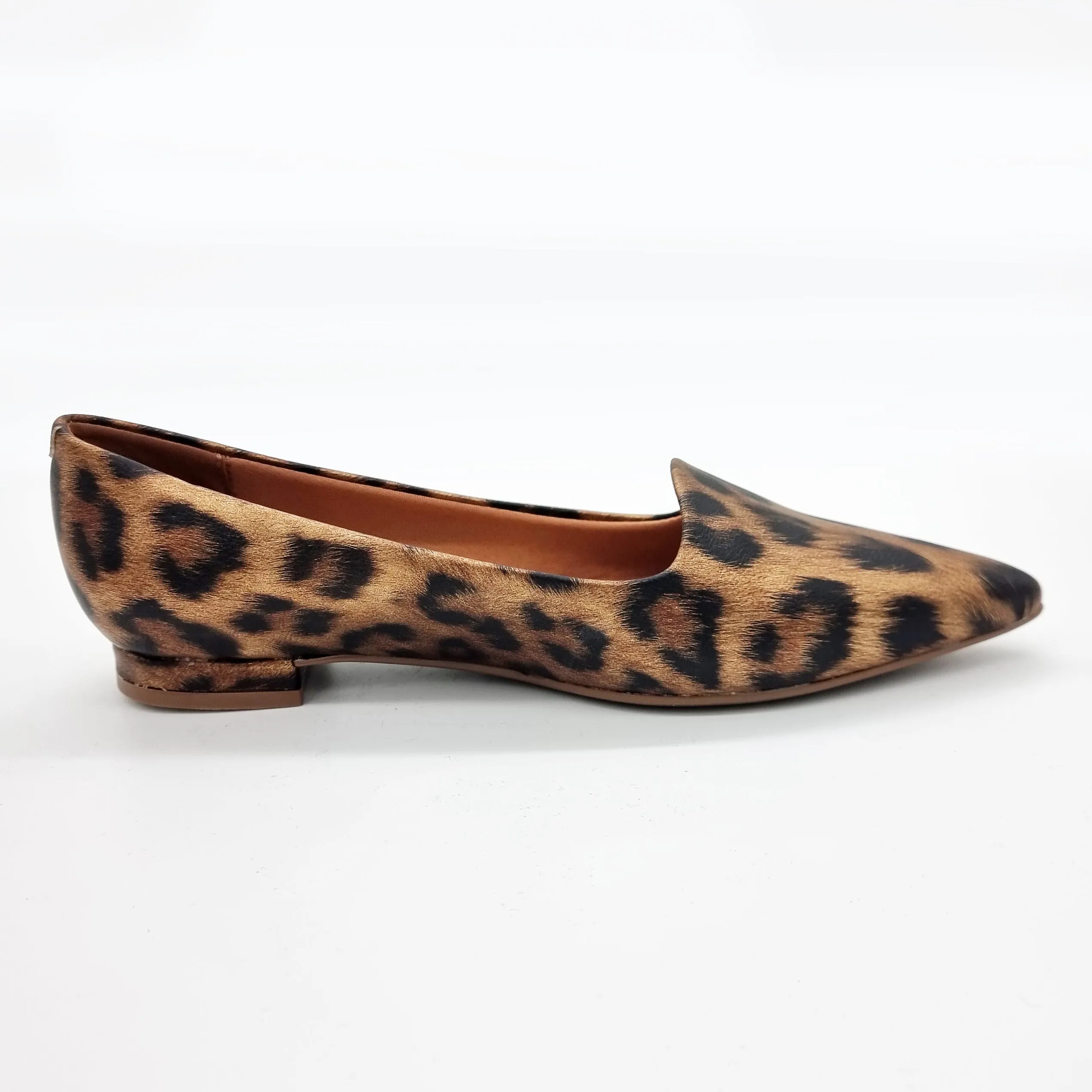 Vizzano 1206-261 Pointy Toe Flat in Multi Beige