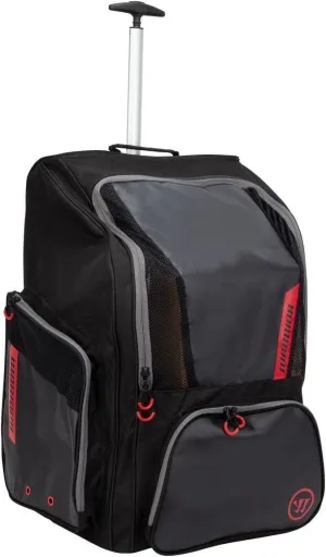 Warrior Sports Warrior Hockey Pro Wheeled Backpack (Black/Red) WPRBP9 BRD OSZ