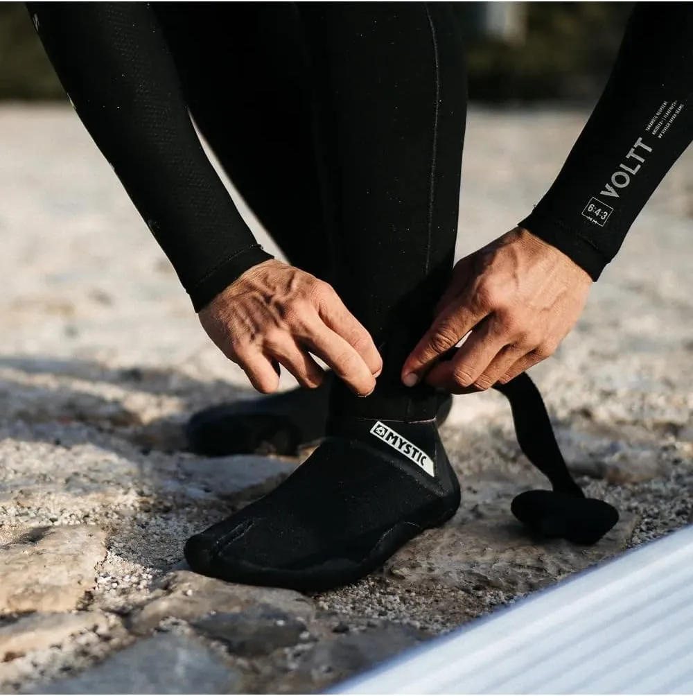 Watersports - Surf Kitesurf & Windsurfing Majestic 3mm Neoprene Wetsuit Boots Shoes - Boot Split Toe Black - Easy