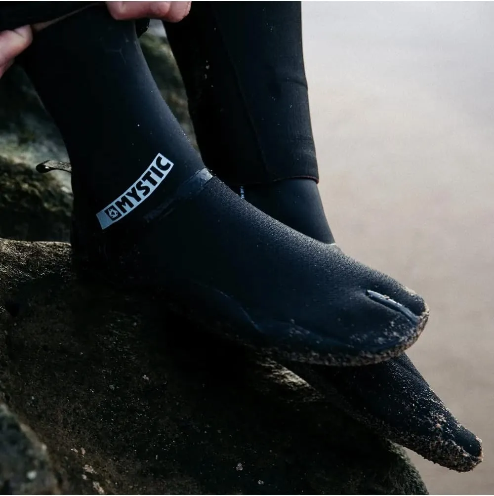Watersports - Surf Kitesurf & Windsurfing Majestic 3mm Neoprene Wetsuit Boots Shoes - Boot Split Toe Black - Easy