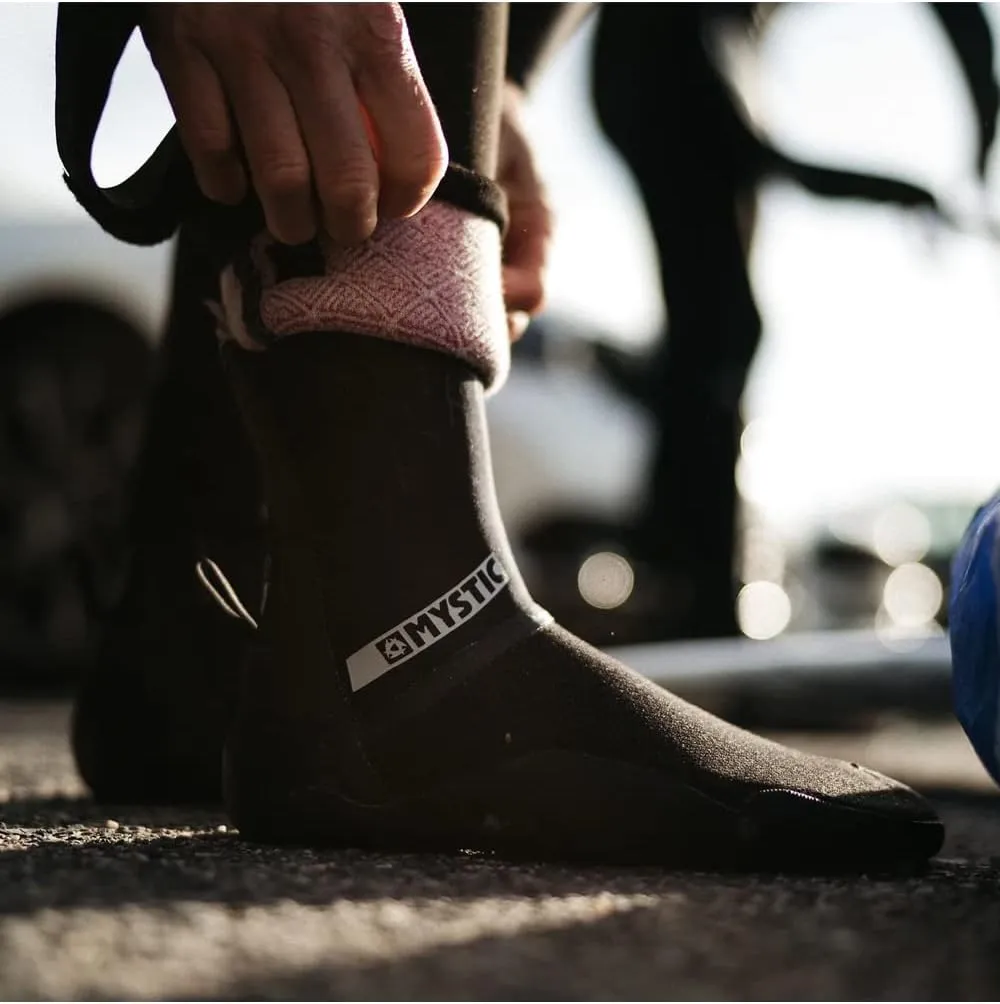 Watersports - Surf Kitesurf & Windsurfing Majestic 3mm Neoprene Wetsuit Boots Shoes - Boot Split Toe Black - Easy