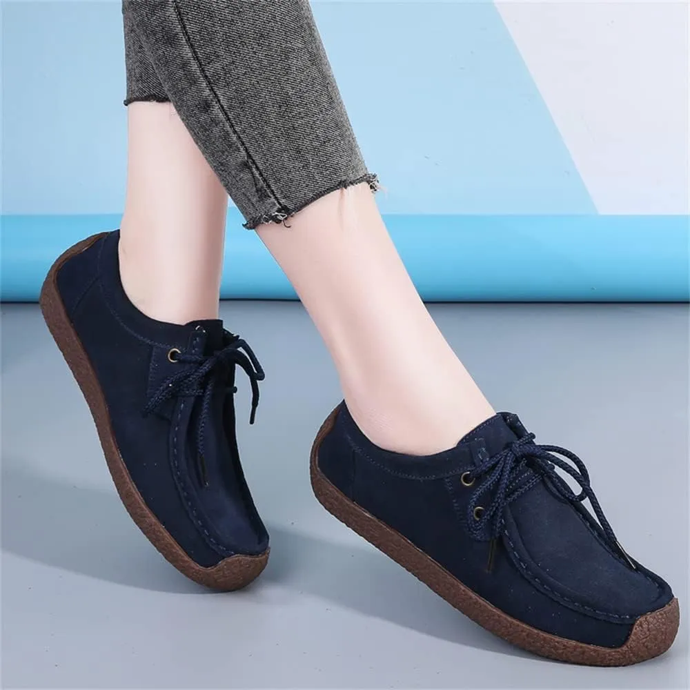 WERWAES Womens Loafers Boat Flat Shoes Slip on Casual Moccasin Shoes Comfortable Penny Loafers Fashion Ladies for Working Driving Office