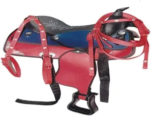 Western Barrel Racing Handmade Synthetic Cordura Horse Saddle Lightweight Trail Tack Equestrian Get Matching Headstall, Breastplate & REINS Size 10"-18" inches Seat Available, FRI15