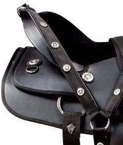 Western Barrel Racing Handmade Synthetic Cordura Horse Saddle Lightweight Trail Tack Equestrian Get Matching Headstall, Breastplate & REINS Size 10"-18" inches Seat Available, FRI22