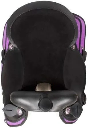 Western Barrel Racing Handmade Synthetic Cordura Horse Saddle Lightweight Trail Tack Equestrian Get Matching Headstall, Breastplate & REINS Size 10"-18" inches Seat Available, FRI24