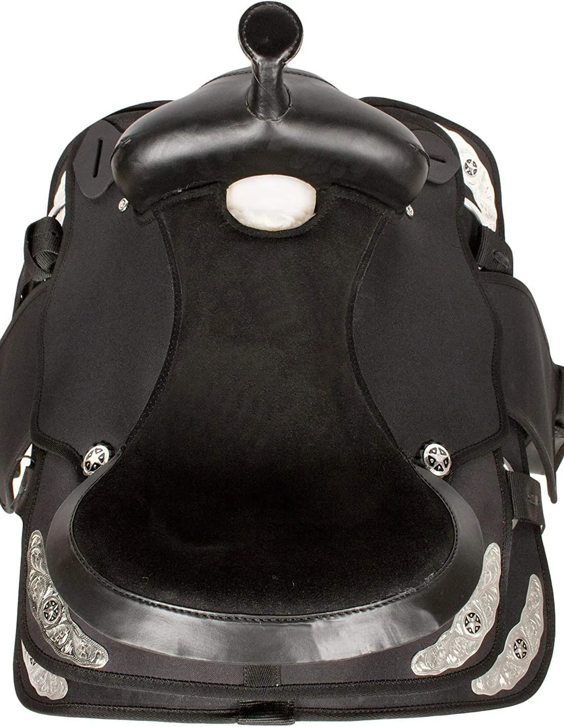 Western Barrel Racing Handmade Synthetic Cordura Horse Saddle Lightweight Trail Tack Equestrian Get Matching Headstall, Breastplate & REINS Size 10"-18" inches Seat Available, FRI30