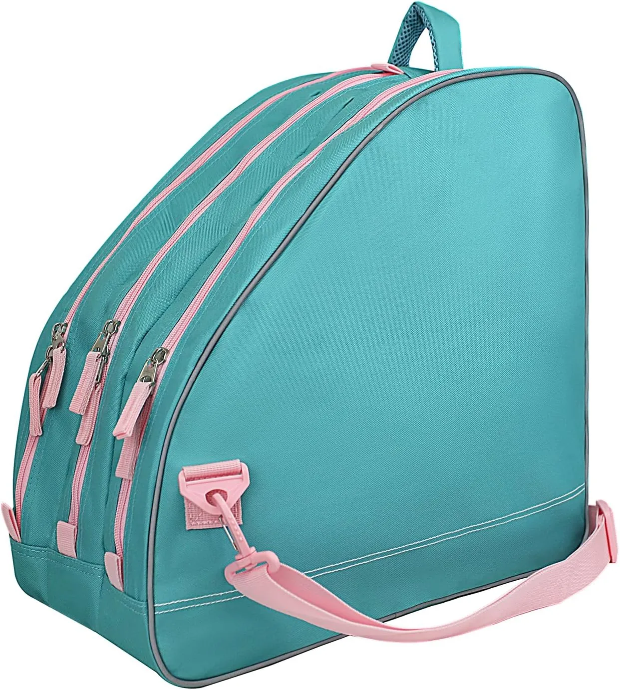 WOLT Ice Skate Bag - Roller Skate Bag, Inline Skate Bag with Adjustable Shoulder Strap for Both Youth and Adults.