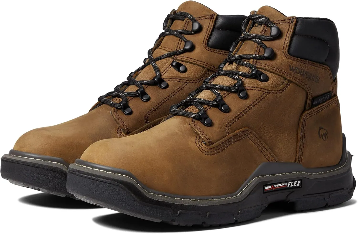 Wolverine Men's Raider Durashocks 6" Waterproof Construction Boot