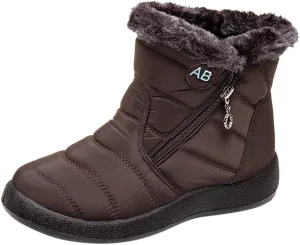 Womens Boots Snow Women's Faux Fur Boot Furry Fluffy Short Snow Boot Mid-Calf Boots Womens Wide Width Snow Boots Tall Zapatos De Mujer Para Nieve Botas De Invierno Para Mujer Con Tacones