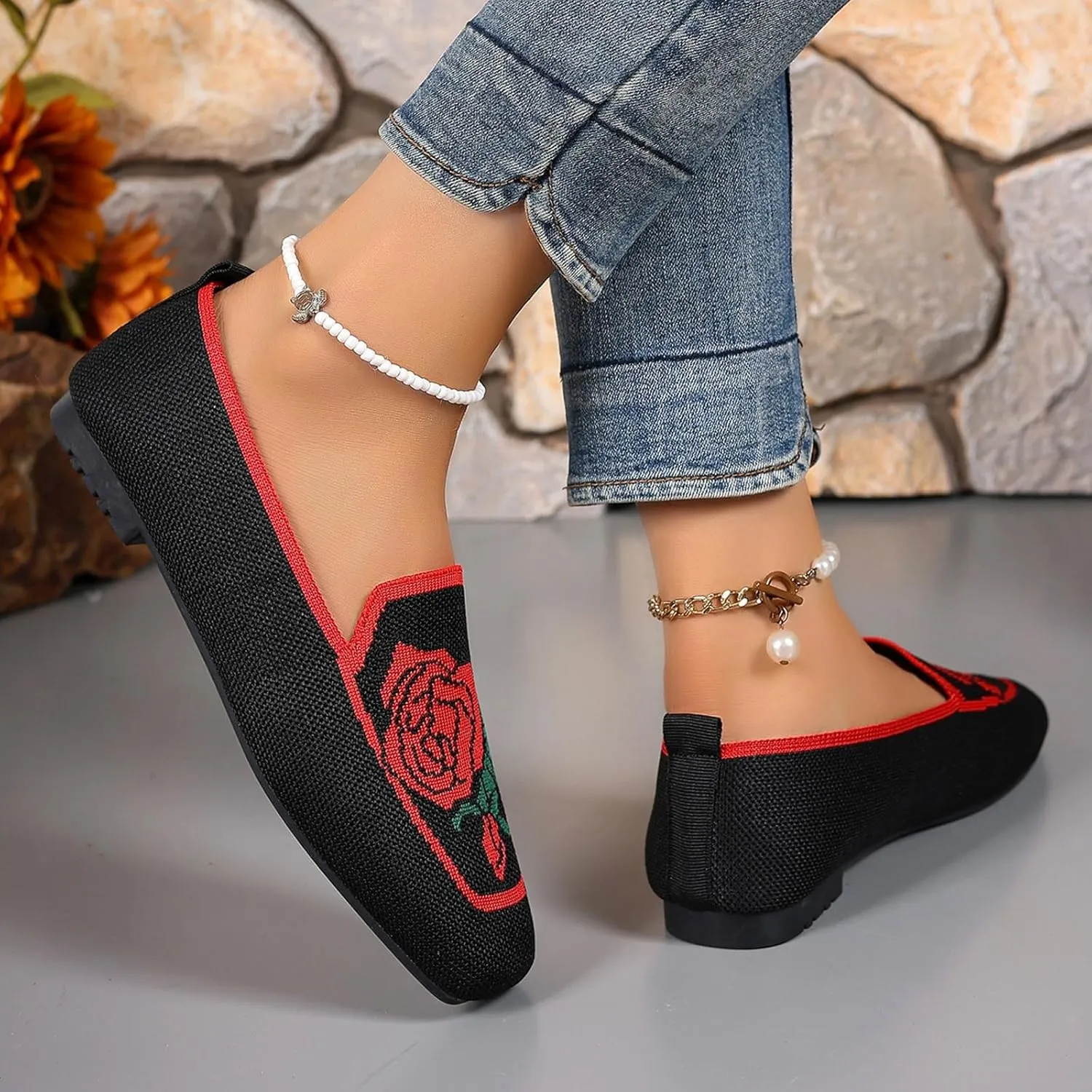 Women's Flats Shoes Comfortable Dressy Pointed Toe Washable Ballet Flat