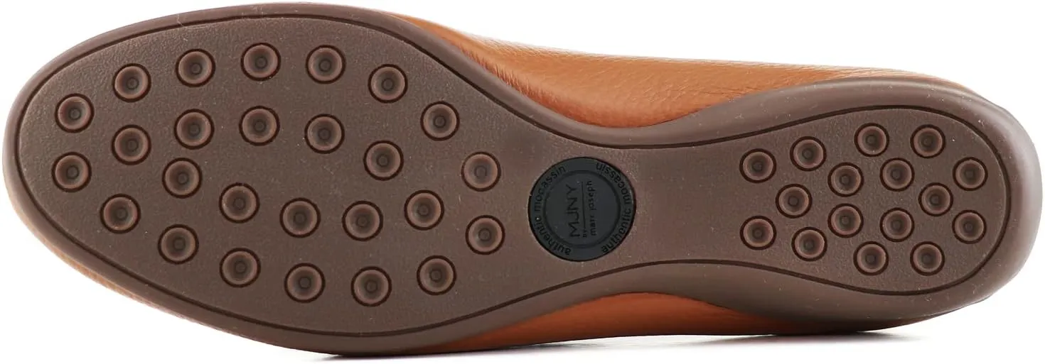 Women's Genuine Leather Slip on Buckle Loafer