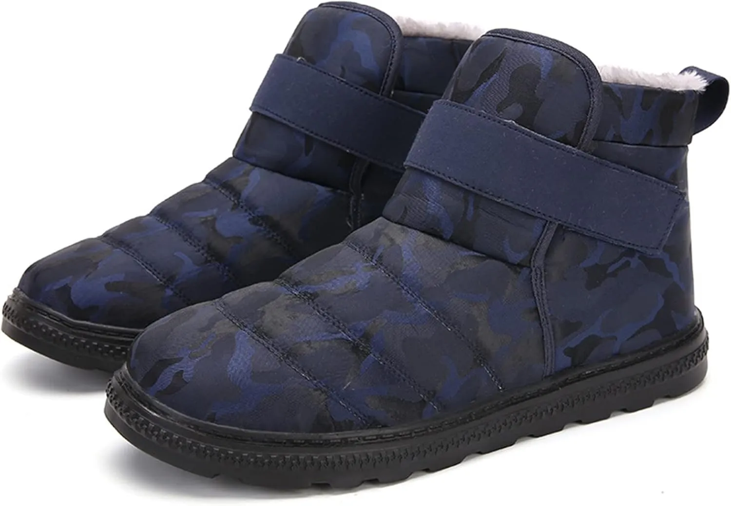 Womens Snow Boots 2024 Fully Fur Lined Slip On Ankle Booties Causal Thickening Warm Outdoor Walking Boots Shoes