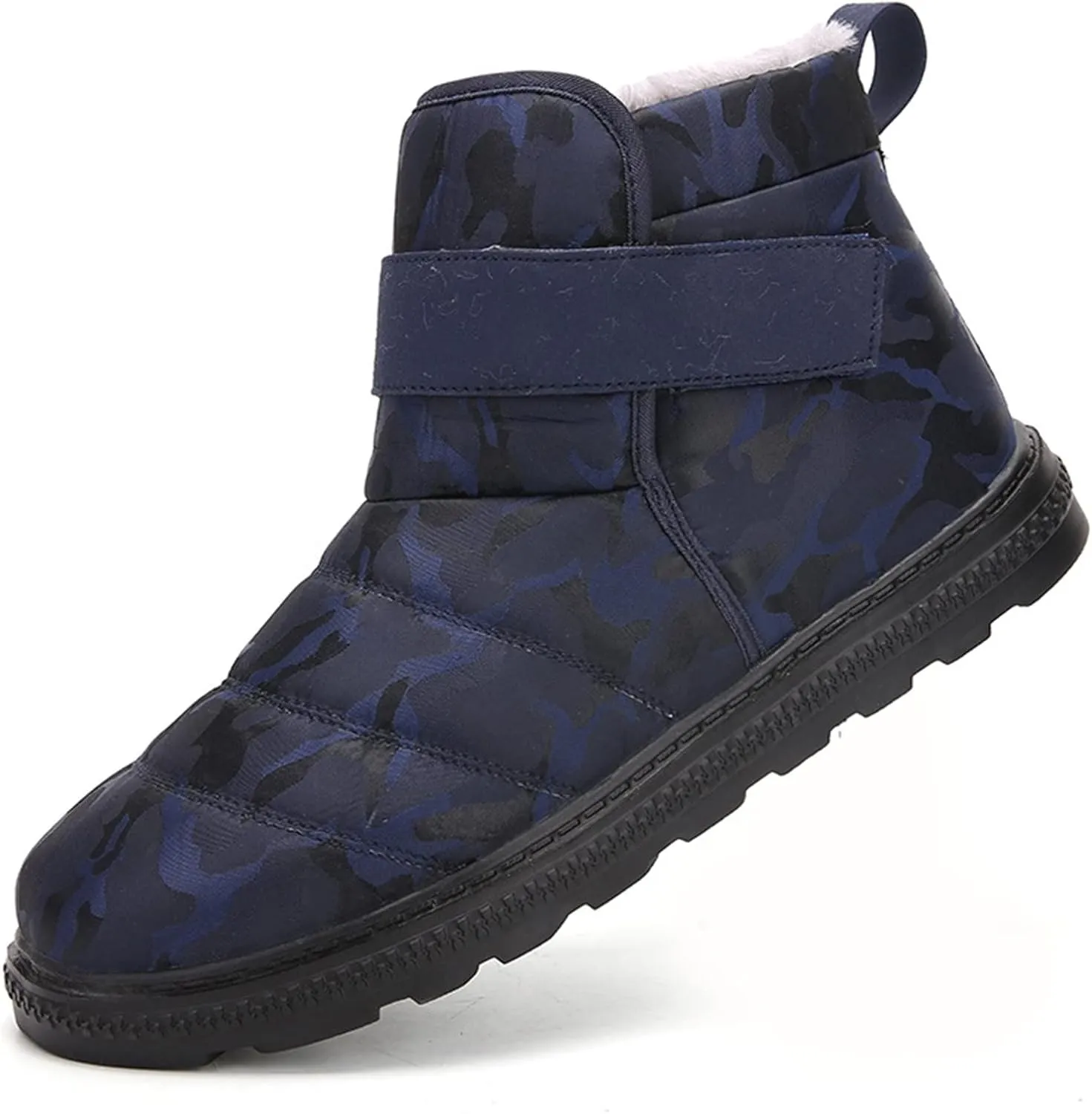 Womens Snow Boots 2024 Fully Fur Lined Slip On Ankle Booties Causal Thickening Warm Outdoor Walking Boots Shoes