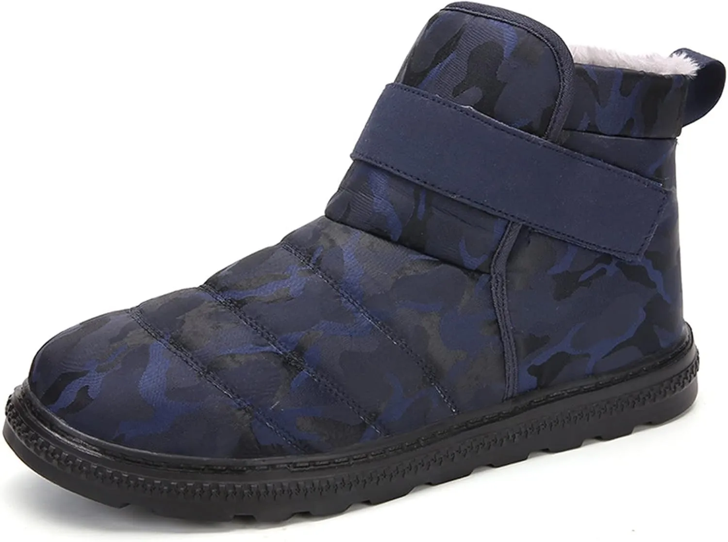 Womens Snow Boots 2024 Fully Fur Lined Slip On Ankle Booties Causal Thickening Warm Outdoor Walking Boots Shoes