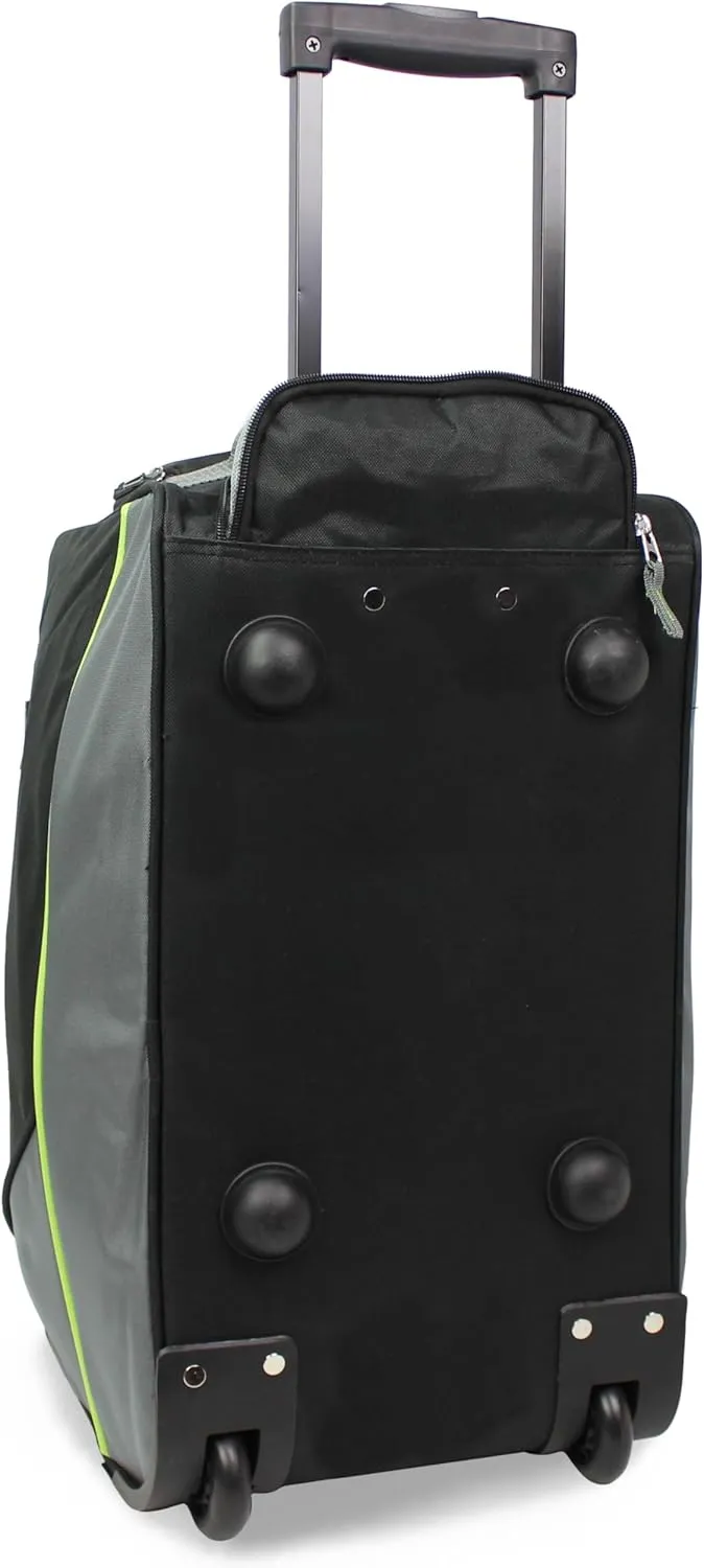 World Traveler Hipack 20-inch Carry-on Sports Rolling Duffel Bag with Shoe Pocket