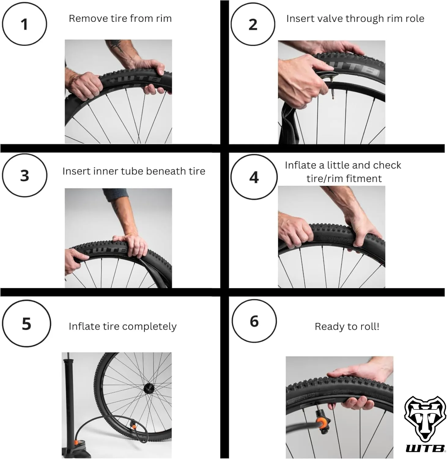 WTB Presta 700c Gravel and Road Bike Inner Tube, Available with 33mm or 48mm Valve, Bike Inner Tube, Durable and Lightweight