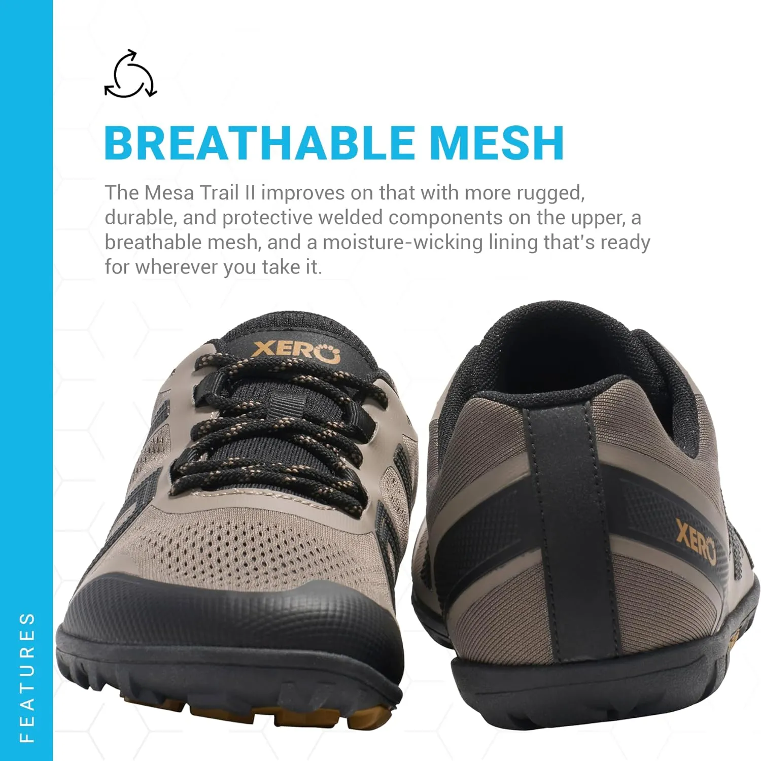 Xero Shoes Men's Mesa Trail II Barefoot Trail Run Shoe